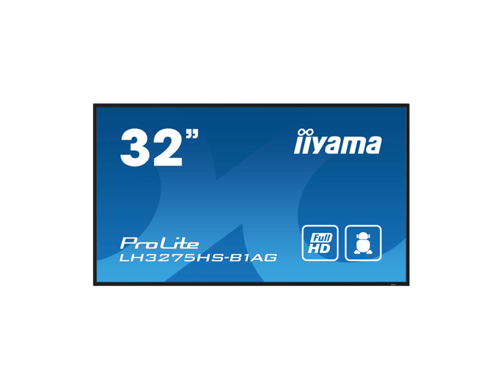 IIYAMA 32" LH3275HS-B1AG FHD (1920x1080) IPS, 60Hz, 16:9, 8ms, 500 cd/m2, 1200:1, HDMI/DP, 2xUSB-A, zvučnici, crni