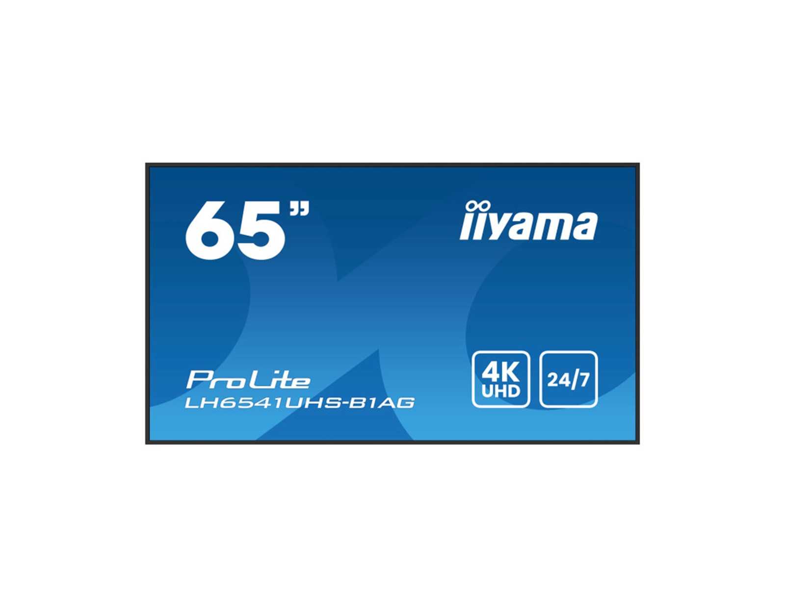 IIYAMA 65" LH6541UHS-B1AG 4K UHD (3840x2160) VA, 16:9, 6.5ms, 500 cd/m2, 5000:1, HDMI, USB-A, zvučnici, crni