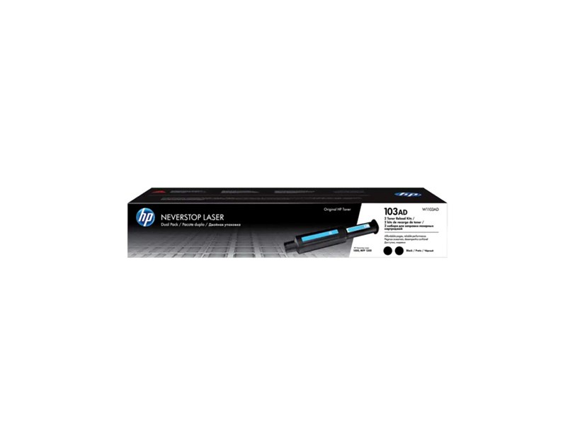 HP toner W1103AD (2*103A) neverstop, crni 2 kom (2×2500 stranica)