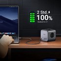 UGREEN DigiNest Cube, univerzalni punjač, 65W, 3x ŠUKO utičnica, 2x USB-C, 2x USB-A, 1.8m, crno sivi