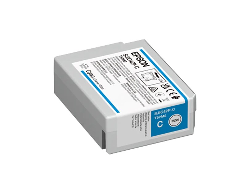 Epson Tinta SJIC42P-C ColorWorks C4000e cijan (C13T52M240)