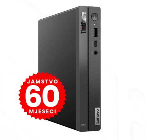 Lenovo ThinkCentre NEO 50q Gen 4 Tiny, Intel Core i5-13420H, 16GB DDR4, 1TB SSD, UHD, HDMI/DP, WiFi-ax/BT5.1, tipk/miš, Win 11 Pro + 5Y (12LN003RCR)