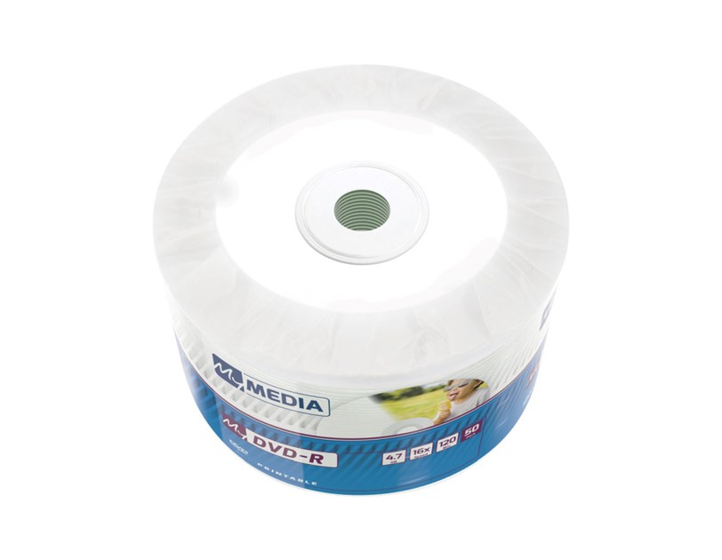 DVD-R MyMedia 4.7GB 16× InkJet printabilni, Wrap pakiranje 50 kom.