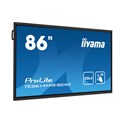 IIYAMA 86" TE8614MIS-B2AG Touchscreen 4K UHD (3840x2160) VA, 16:9, 6.5ms, 450 cd/m2, 4000:1, 4xHDMI, 1xDP, 2xUSB-C, 4xUSB-A, 2xRJ45, zvučnici, crni