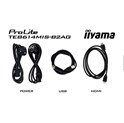 IIYAMA 86" TE8614MIS-B2AG Touchscreen 4K UHD (3840x2160) VA, 16:9, 6.5ms, 450 cd/m2, 4000:1, 4xHDMI, 1xDP, 2xUSB-C, 4xUSB-A, 2xRJ45, zvučnici, crni