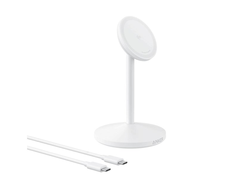 Anker MagGo stalak za bežično punjenje, 15W, bijeli (A25X1H21)
