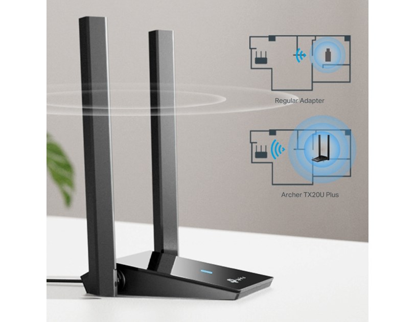 TP-Link AX1800 Archer TX20U Nano bežični Dual-Band USB2.0 adapter 574Mbps/1201Mbps (2.4GHz/5GHz), IEEE 802.11a/b/g/n/ac/ax, WEP, WPA/WPA2/WPA3, WPA-PSK/WPA2-PSK