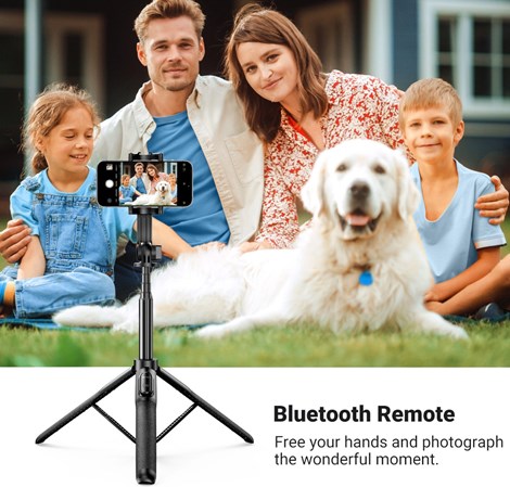 UGREEN Selfie stick 3u1 Tripod s bluetooth daljinskim do 6.8 incha, crni