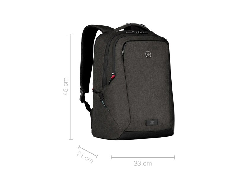 Wenger ruksak MX Professional za prijenosnike do 16", 21 L, vrijesko siva