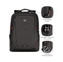 Wenger ruksak MX Professional za prijenosnike do 16", 21 L, vrijesko siva