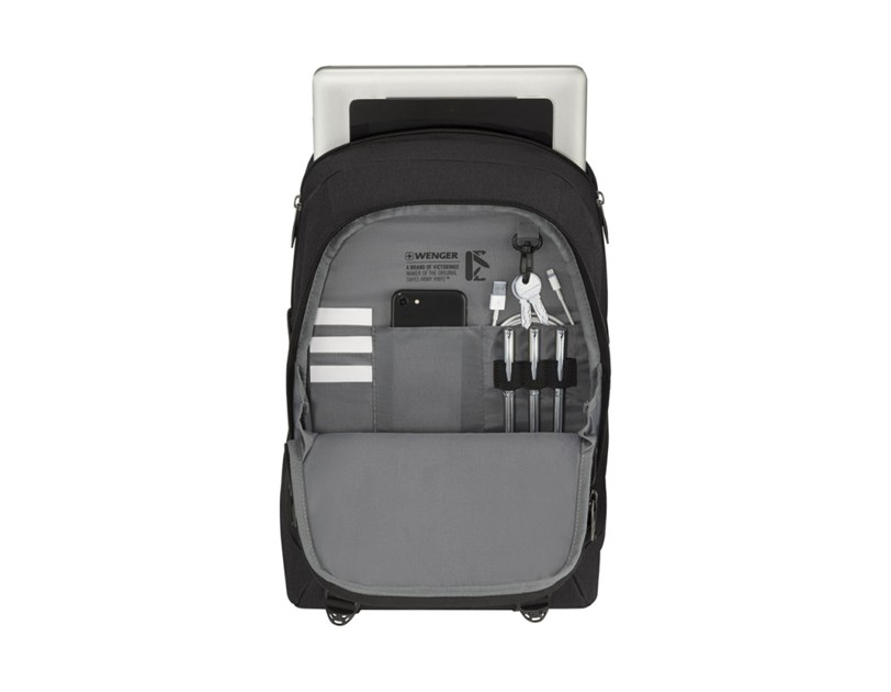 Wenger ruksak Oryson za prijenosnike do 16", 25 L, crni