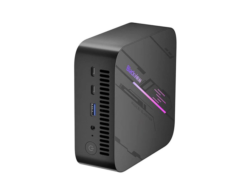 BLACKVIEW MP100 Mini PC, AMD Ryzen 7 5825U, 16GB DDR4, 512GB SSD, AMD Radeon Graphics, Wi-Fi 6, bluetooth 5.2, 1xDP, 1xHDMI, 2xUSB, 1xLAN, Win11Pro