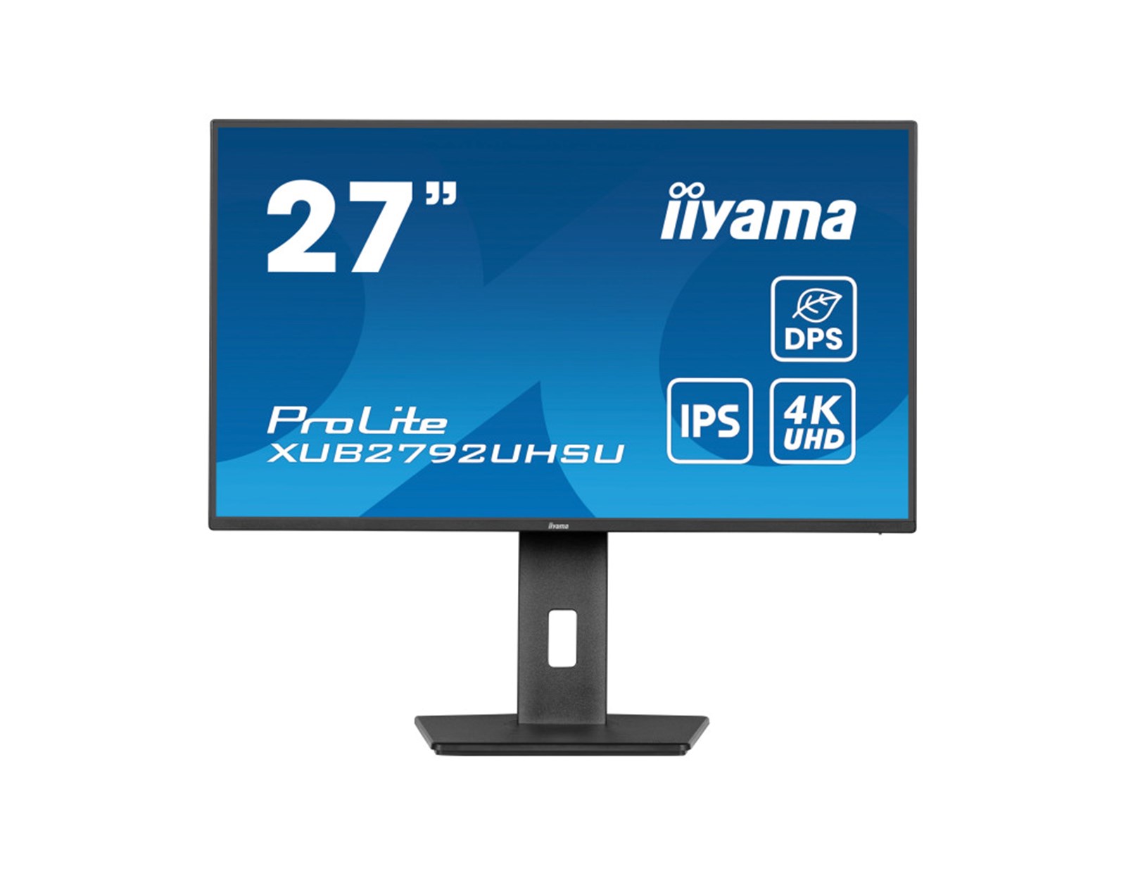IIYAMA 27" ProLite XUB2792UHSU-B6 4K UHD (3840×2160) IPS, Pivot, 16:9, 4ms, 350cd/m2, 1300:1, Pivot, 4ms, 350cd/m2, HDMI/DP, 3×USB-A, USB-C PD, zvučnici, crni