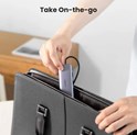 UGREEN 4-portni USB-C HUB 3xUSB 3.0 A, 1xRJ45 + micro USB power port, sivi
