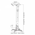 S-BOX Stropni Stalak Za Projektor (PM-18M)