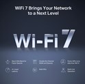 Mercusys BE9300 bežični usmjerivač (Tri-Band Wi-Fi 7 Router) 574Mbps/2880Mbps/5760Mbps (2.4GHz/5GHz/6GHz), 802.11be/ax/ac/a/b/g/n, 3×G-LAN, 1×G-WAN, 6x fiksne omni-direkcione antene