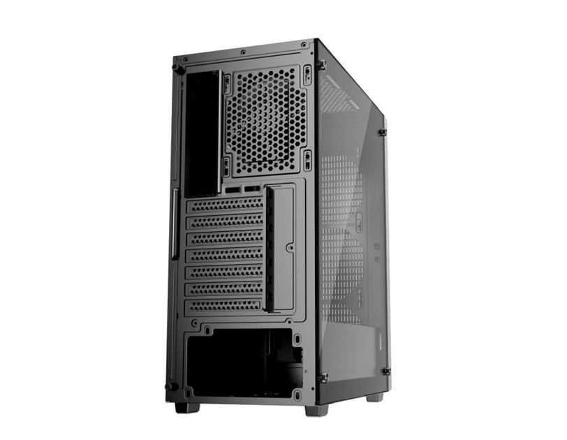 Bit Force GHOST TG-1  Mid Tower ATX kućište bez napajanja, crno
