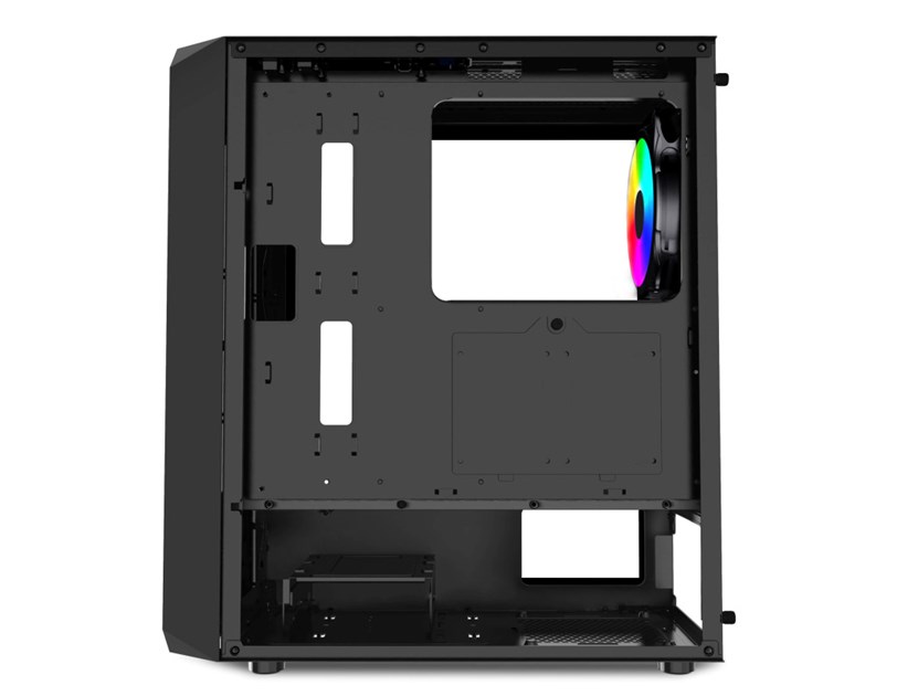 Bit Force PALADIN ARGB-4 Gaming Midi Tower ATX kućište bez napajanja, crno
