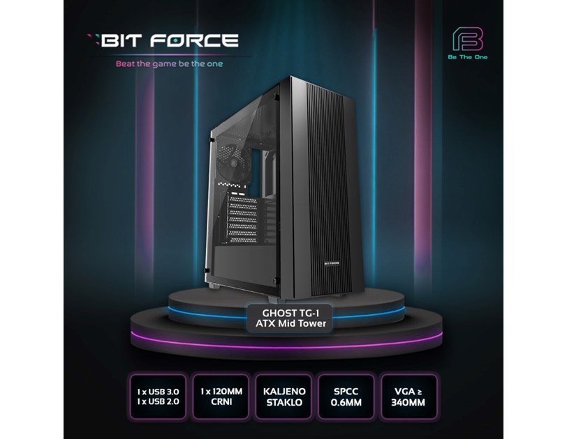 Cratos Sharp Suit v2 - AMD Ryzen 5 5500GT, 16GB DDR4, 1TB NVMe SSD,  Radeon Graphics, Windows 11 Professional+ tipkovnica/ miš 