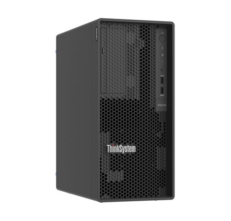 Lenovo ThinkSystem ST50 V3 Xeon E-2434 (4C 3.4GHz 12MB Cache/55W), SW RAID, 2x960GB VA 960GB Read Intensive SATA 6Gb NHS SSD, 1x32GB, 500W 94% Efficiency, No DVD, 3 year