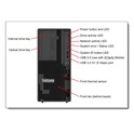 Lenovo ThinkSystem ST50 V3 Xeon E-2434 (4C 3.4GHz 12MB Cache/55W), SW RAID, 2x960GB VA 960GB Read Intensive SATA 6Gb NHS SSD, 1x32GB, 500W 94% Efficiency, No DVD, 3 year