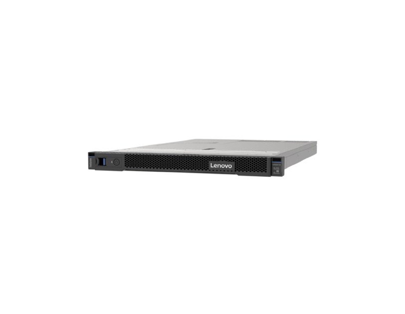Lenovo ThinkSystem SR630 V3 Xeon Silver 4510 (12C 2.4GHz 30MB Cache/150W), 32GB (1x32GB, 4800MHz 1Rx4 DDR5 RDIMM), 8 SAS/SATA, 9350-8i Internal, 1x1100W Titanium, 6 Performance Fans, XCC2 Platinum