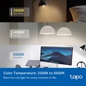 TP-Link Tapo Smart Wi-Fi višebojna žarulja E14, 8.6W, 470lm, 2500K - 6500K, glasovna kontrola (Amazon Alexa & Google Assistant)
