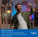 TP-Link Tapo Smart Wi-Fi višebojna žarulja E14, 8.6W, 470lm, 2500K - 6500K, glasovna kontrola (Amazon Alexa & Google Assistant)