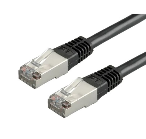 Roline S/FTP mrežni kabel Cat.5e, 0.5m, crni