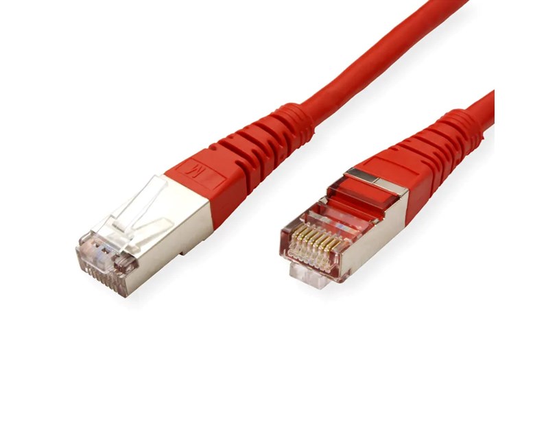 Roline VALUE S/FTP (PiMF) mrežni kabel oklopljeni Cat.6, 10m, crveni