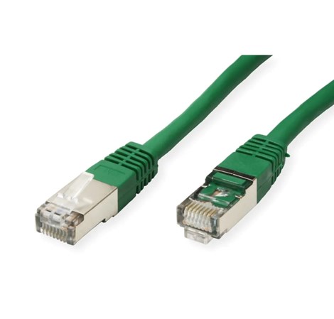 Roline VALUE S/FTP (PiMF) mrežni kabel oklopljeni Cat.6, 7.0m, zeleni