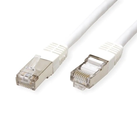 Roline VALUE S/FTP (PiMF) mrežni kabel oklopljeni Cat.6, 0.5m, bijeli