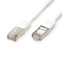 Roline VALUE S/FTP (PiMF) mrežni kabel oklopljeni Cat.6, 1.0m, bijeli