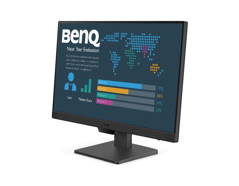 BenQ 24" BL2490 FHD (1920×1080) IPS, 100Hz, 16:9, 5ms, 250cd/m2, 1300:1, 2×HDMI/DP, zvučnici, crni