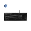 Cherry Stream Ultra tiha vodootporna tipkovnica, USB, crna