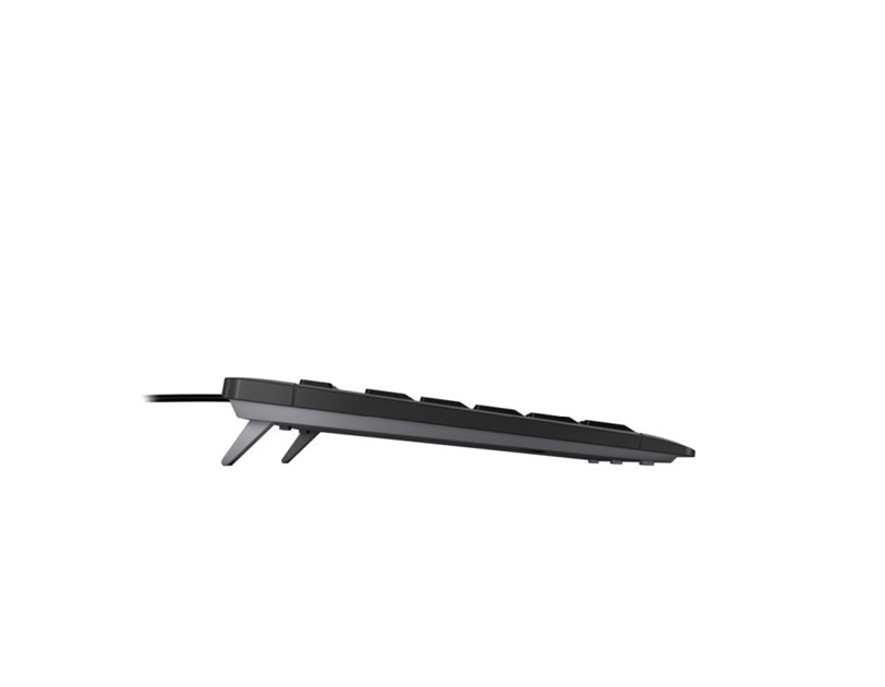 Cherry Stream Ultra tiha vodootporna tipkovnica, USB, crna