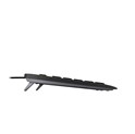 Cherry Stream Ultra tiha vodootporna tipkovnica, USB, crna