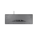 Cherry Stream Ultra tiha vodootporna tipkovnica, USB, crna