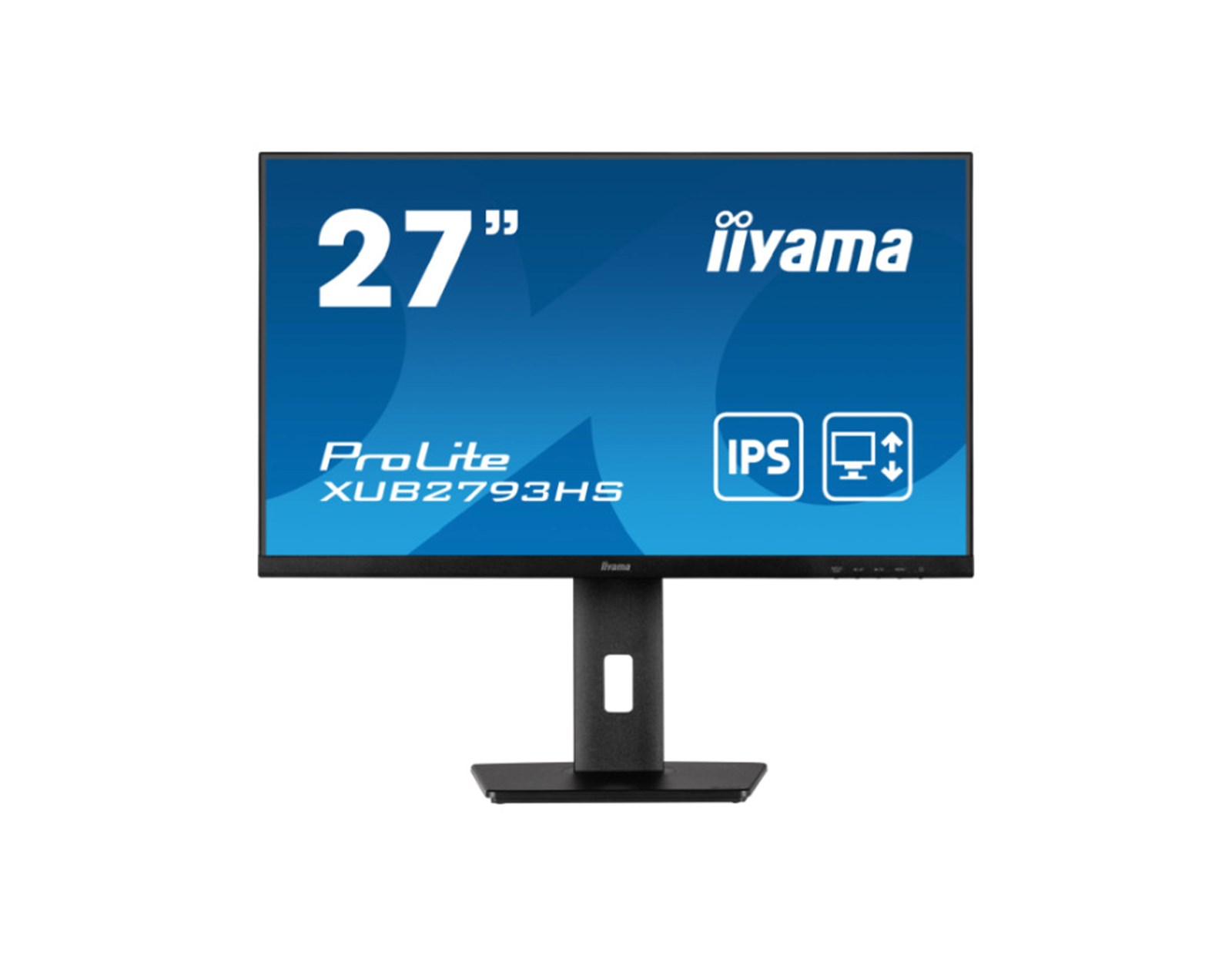IIYAMA 27" XUB2793HS-B7 FHD (1920x1080) 100Hz, 1ms, 16:9, 300 cd/m2, 1000:1, height, swivel, tilt, pivot, HDMI/DP, zvučnici, crni
