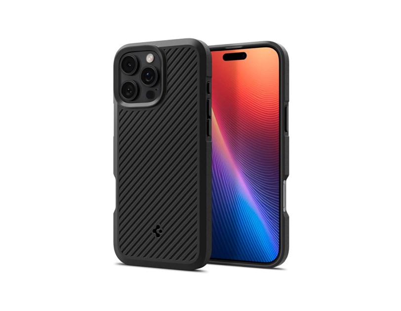 Spigen Core Armor, matte black - iPhone 16 Pro (ACS08157)