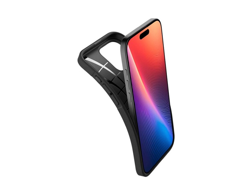 Spigen Core Armor, matte black - iPhone 16 Pro (ACS08157)