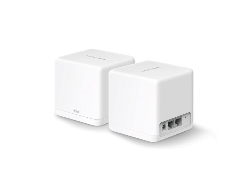 Mercusys AC1300 Halo H30G (2 pack) Whole-Home Mesh Wi-Fi, Dual-Band 400Mbps/867Mbps (2.4GHz/5GHz), 802.11 a/b/g/n/ac, 2×G-LAN