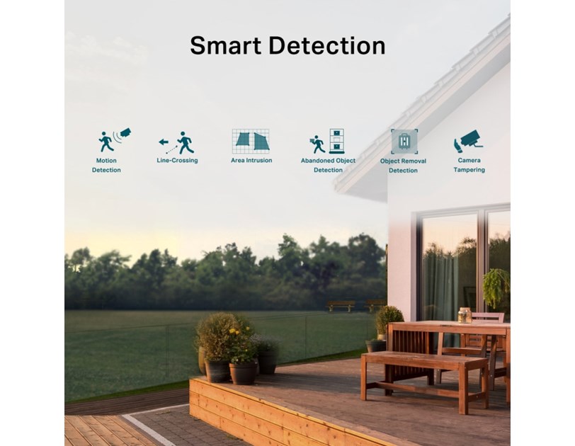 TP-Link vanjska IP Bullet 3MP (2304 × 1296) H.265+ video, 3MP,4 mm leća, RJ45,Night Vision, detekcija pokreta, vodootporna IP67, VIGI App