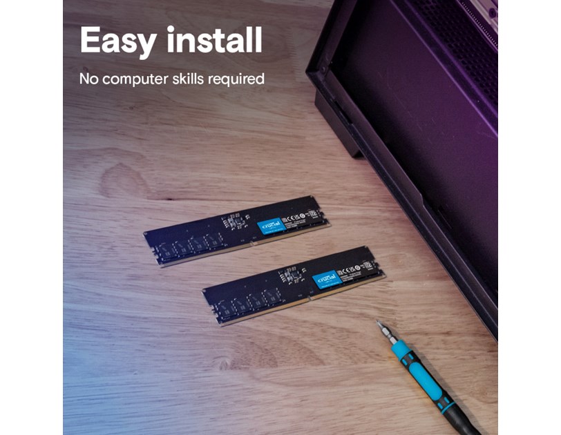 Crucial 16GB DDR5-4800 UDIMM CL40