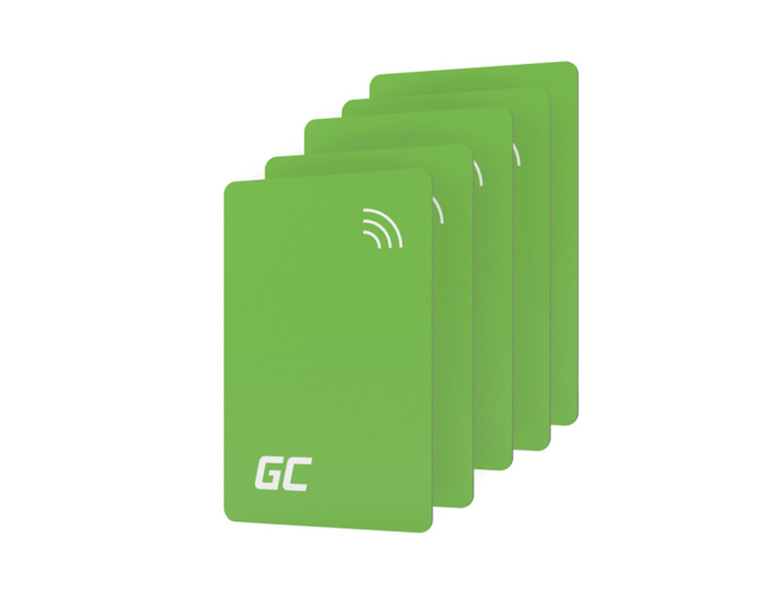 Green Cell (EVGCAKNFC5) set 5 NFC/RFID kartica HabuDen, pristupne kartice za EV HabuDen