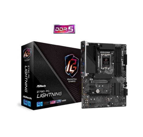 ASRock MB Z790 PG Lightning, S.1700, 4×DDR5/7200+(OC), PCIe 5.0,  HDMI, ATX