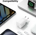 UGREEN zidni punjač 30W, USB-C, GaN, set, bijelii