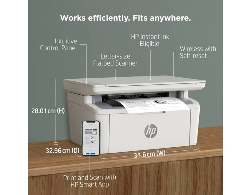 HP LaserJet MFP  M140w Print/Scan/Copy, A4, 600×600dpi, 21 str./min, 64MB, USB2.0/WiFi/BT