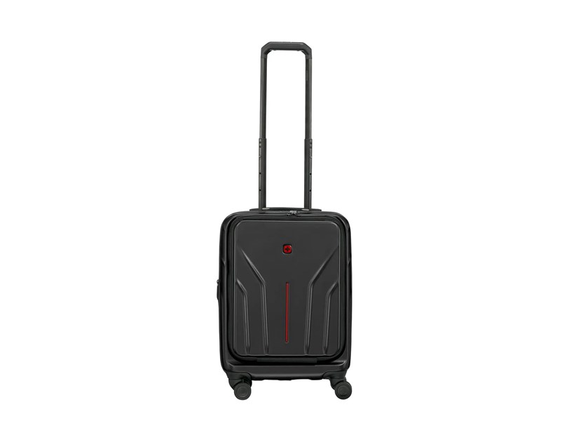 Wenger kofer Amplix Carry-On za ručnu prtljagu, odvojeni utor za prijenosnike do 16", crni