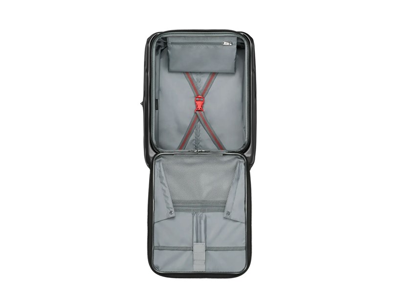 Wenger kofer Amplix Carry-On za ručnu prtljagu, odvojeni utor za prijenosnike do 16", crni